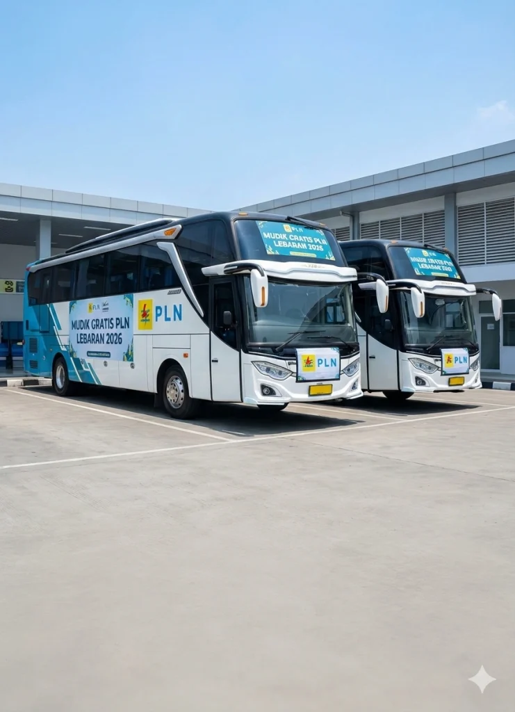 mudik gratis PLN 2026 - Moladin