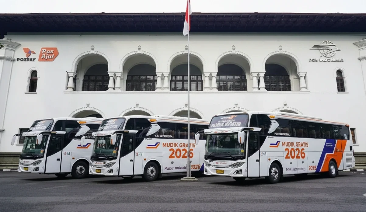 Jadwal Mudik Gratis Pos Indonesia 2026 dari Jakarta, Bandung, Surabaya Jadwal Mudik Gratis Pos Indonesia 2026 dari Jakarta, Bandung, Surabaya