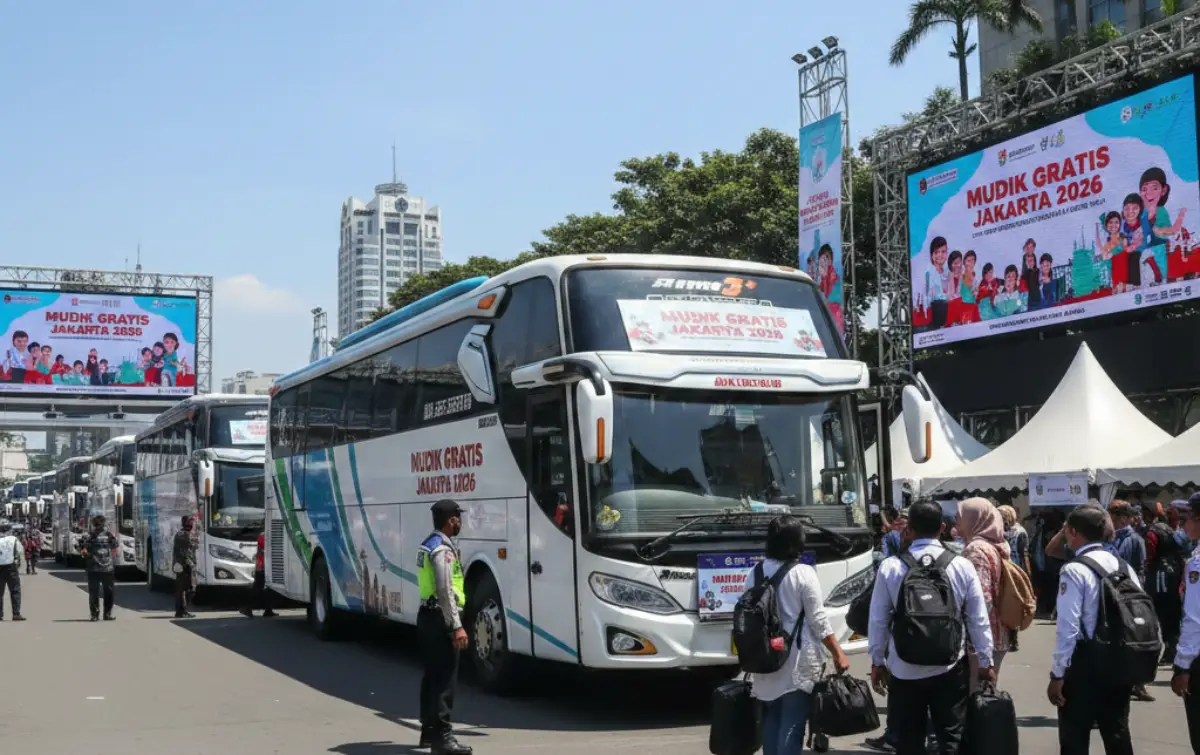 Cara Ikut Mudik Gratis Jakarta 2026: Ini Syarat, Rute, dan Jadwal Keberangkatan Cara Ikut Mudik Gratis Jakarta 2026: Ini Syarat, Rute, dan Jadwal Keberangkatan