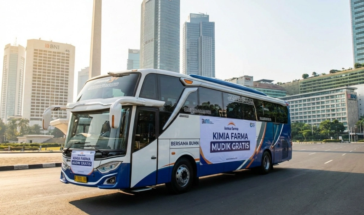 Mudik Gratis Kimia Farma 2026 Dibuka 25-27 Februari, Ini Syarat dan Rutenya!