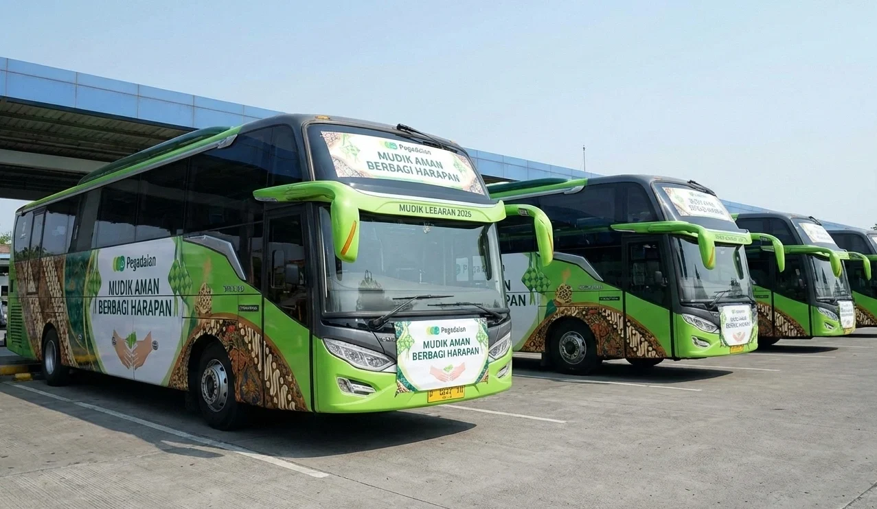 Mudik Gratis Pegadaian 2026 ke Sumatera, Cek Rute & Daftarnya! Mudik Gratis Pegadaian 2026 ke Sumatera, Cek Rute & Daftarnya!