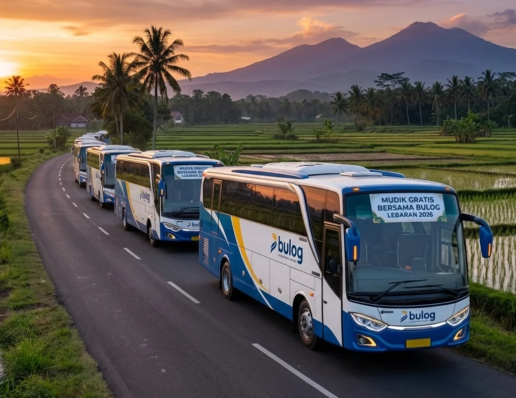 rute mudik gratis Bulog - Moladin