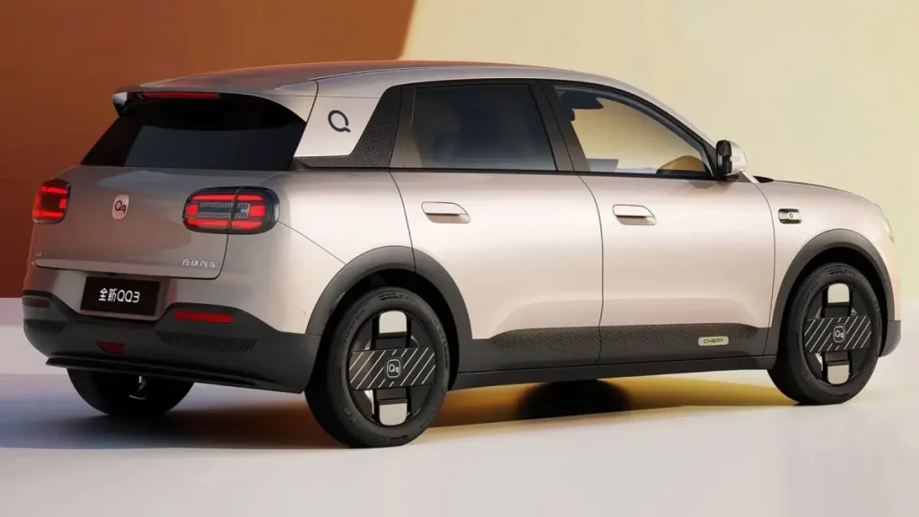 Chery QQ3 EV Meluncur 10 Maret 2026, Siap Tantang Geely EX2 Chery QQ3 samping