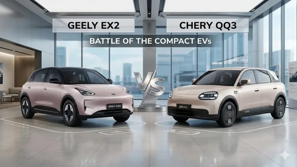chery qq3 vs geely ex2