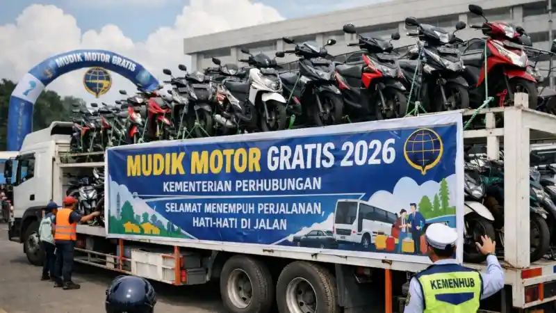 daftar mudik motor gratis 2026 - Moladin