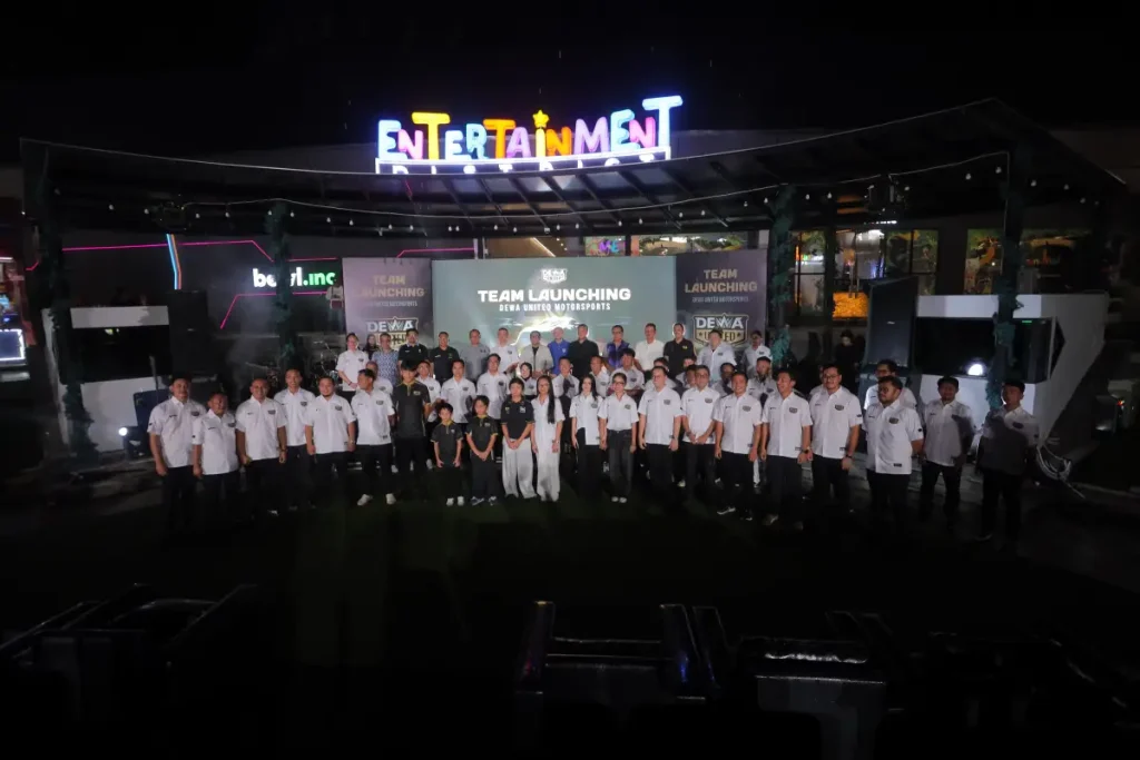 Dewa United Motorsports Perkenalkan Line-up 2026, Targetkan Ekspansi Internasional dewa united full team