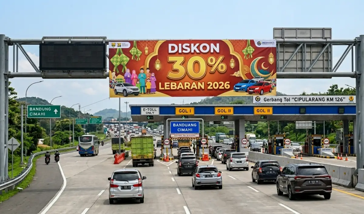 Daftar 26 Ruas Tol Diskon 30 Persen Lebaran 2026, Catat Tanggalnya
