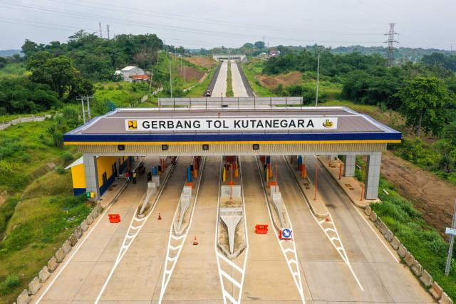 Gerbang tol kutanegara, Desa Karanganyar, Klari, Karawang, Jawa Barat