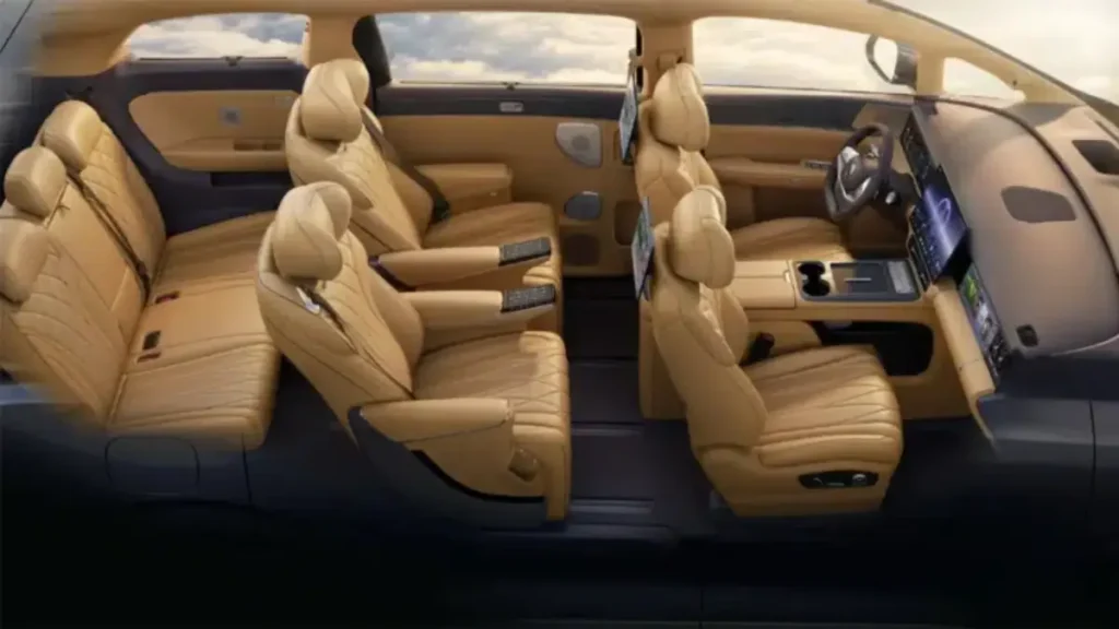 BYD Denza D9 Terbaru 2026 Meluncur: Charging Lebih Cepat, Model Makin Modern! interior denza d9 baru