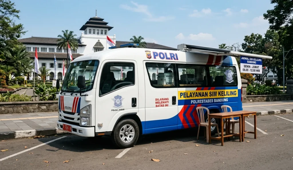 jadwal SIM keliling Bandung hari ini - Moladin