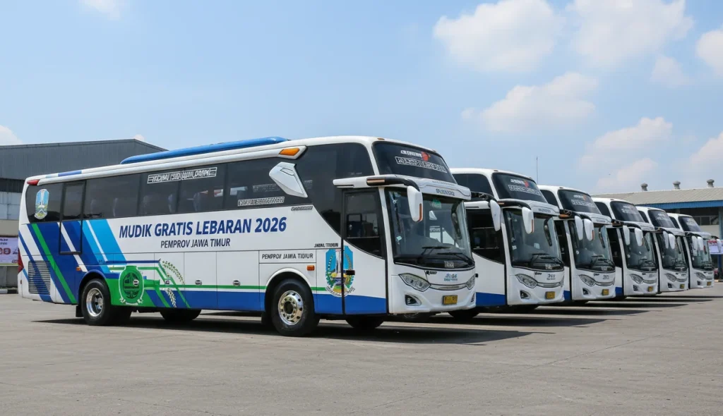 Mudik Gratis Pemprov Jatim 2026 Dibuka, Cek Kuota dan Link Daftarnya! kuota mudik gratis Pemprov Jatim - Moladin