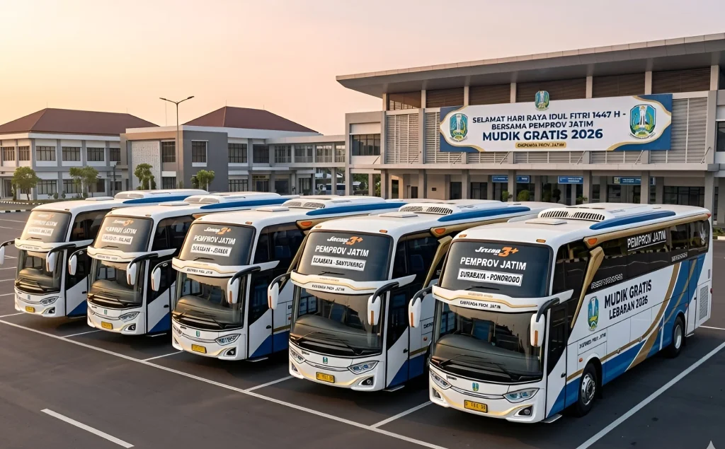 mudik gratis Pemprov Jatim - Moladin