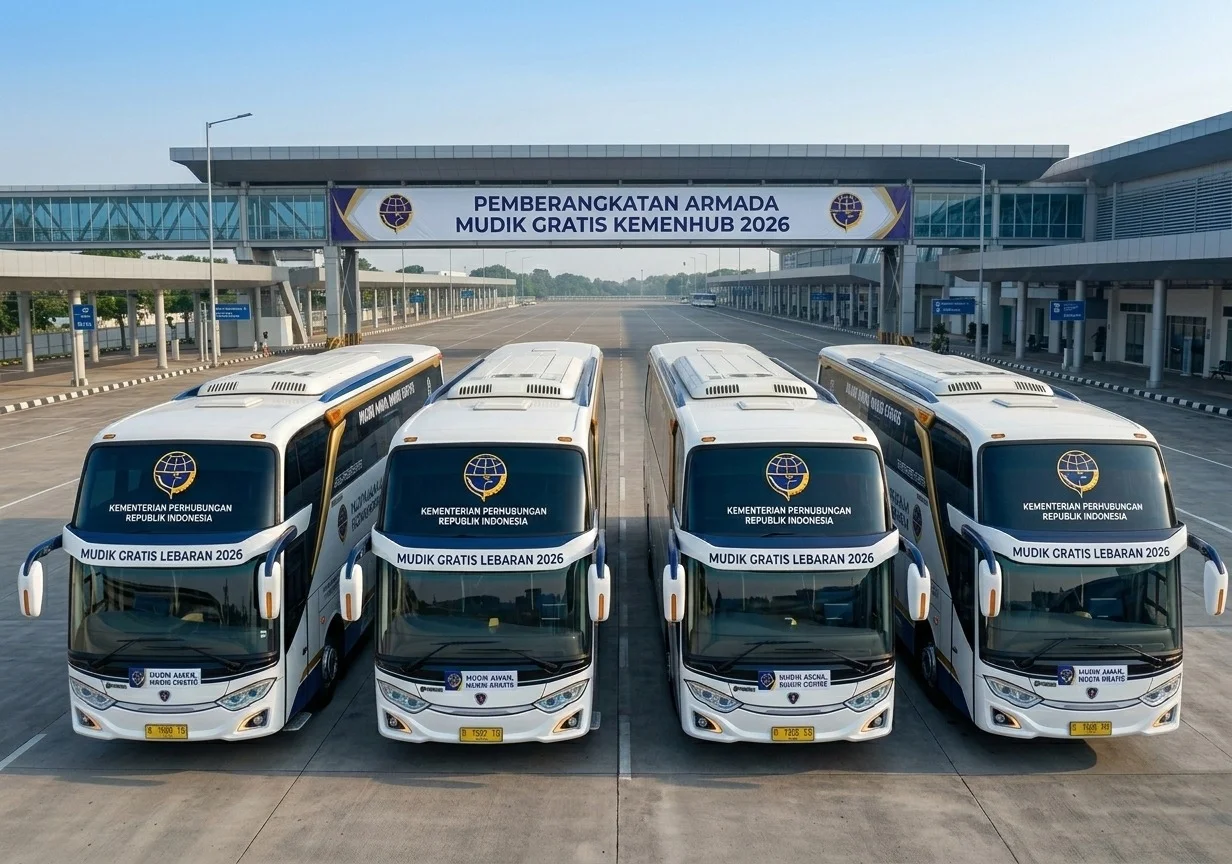 Mudik Gratis Kemenhub 2026 Dibuka Hari Ini, Simak Cara Daftarnya! Mudik Gratis Kemenhub 2026 Dibuka Hari Ini, Simak Cara Daftarnya!