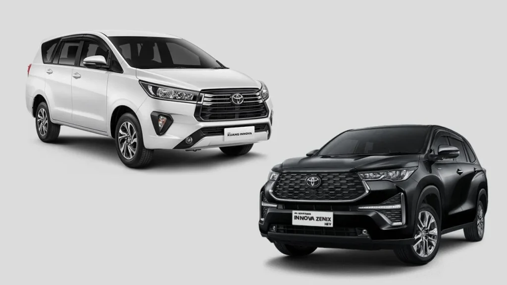 Innova Zenix vs Innova Reborn, Pilih Hybrid atau Diesel Tangguh? perbandingan Innova Zenix vs Innova Reborn