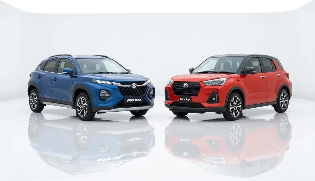 perbandingan Suzuki Fronx vs Daihatsu Rocky - Moladin