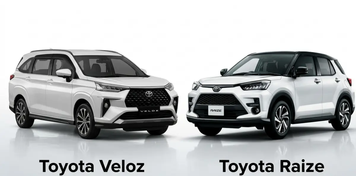 Toyota Veloz vs Toyota Raize, Mana Lebih Cocok untuk Kebutuhan Harian?