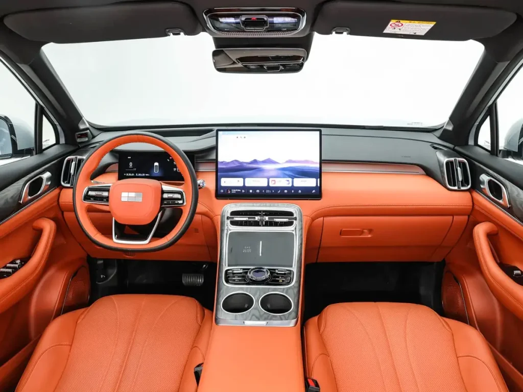 geely galaxy m7 interior