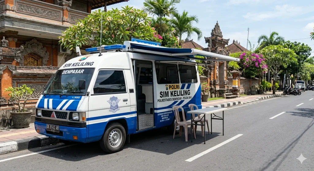 jadwal SIM keliling Denpasar dan sekitarnya - Moladin