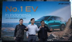 JAECOO J5 EV Jadi Mobil Listrik Terlaris Januari-Maret 2026, Target Penjualan Kian Agresif