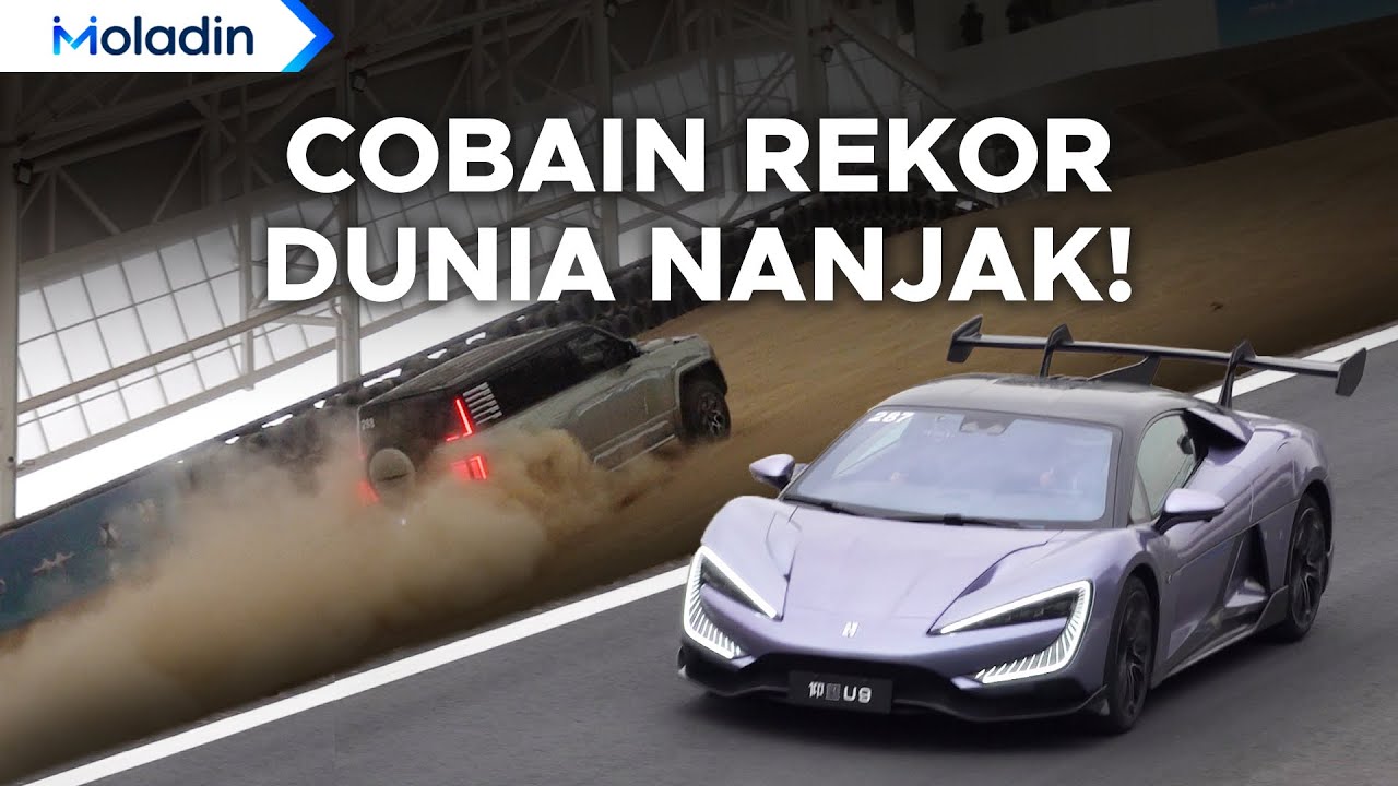 Nanjak Di Gurun Pasir Pakai Yangwang U8 dan Gaspol Hypercar BYD, Yangwang U9 | Moladin