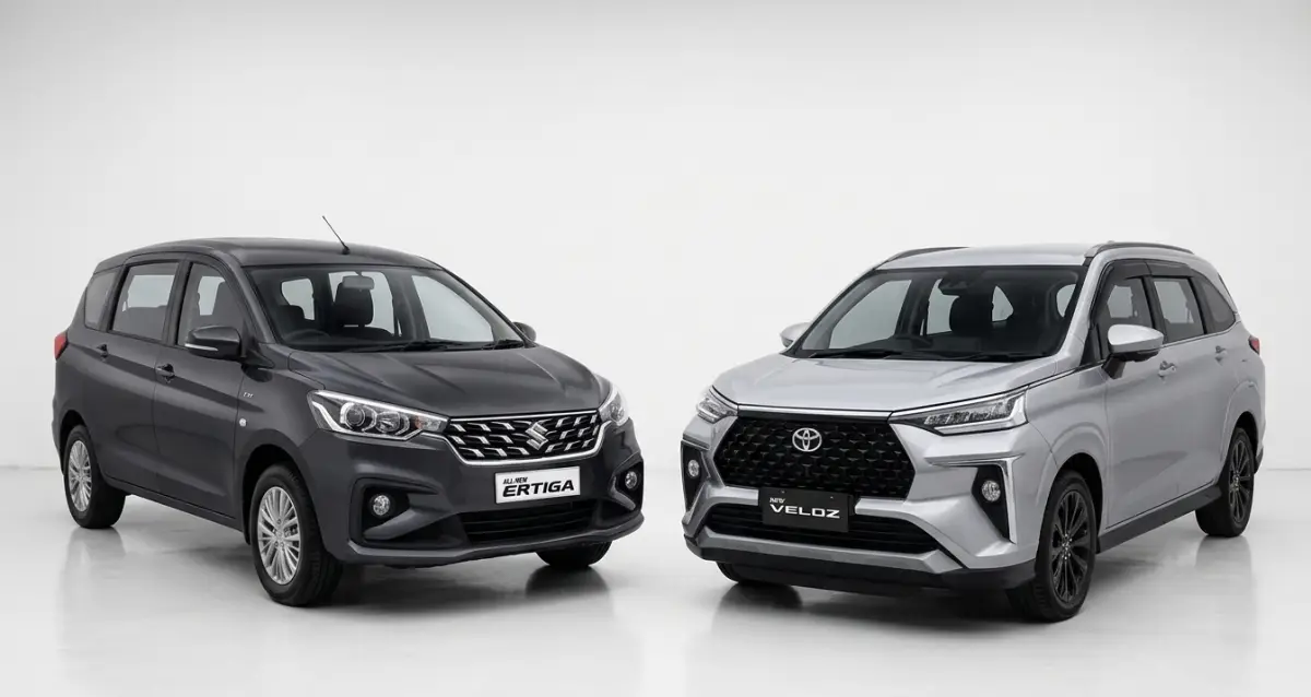 Toyota Veloz Hybrid vs Ertiga: Mana MPV Keluarga Terbaik?