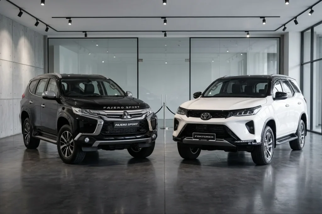 Fortuner vs Pajero Sport bekas - Moladin