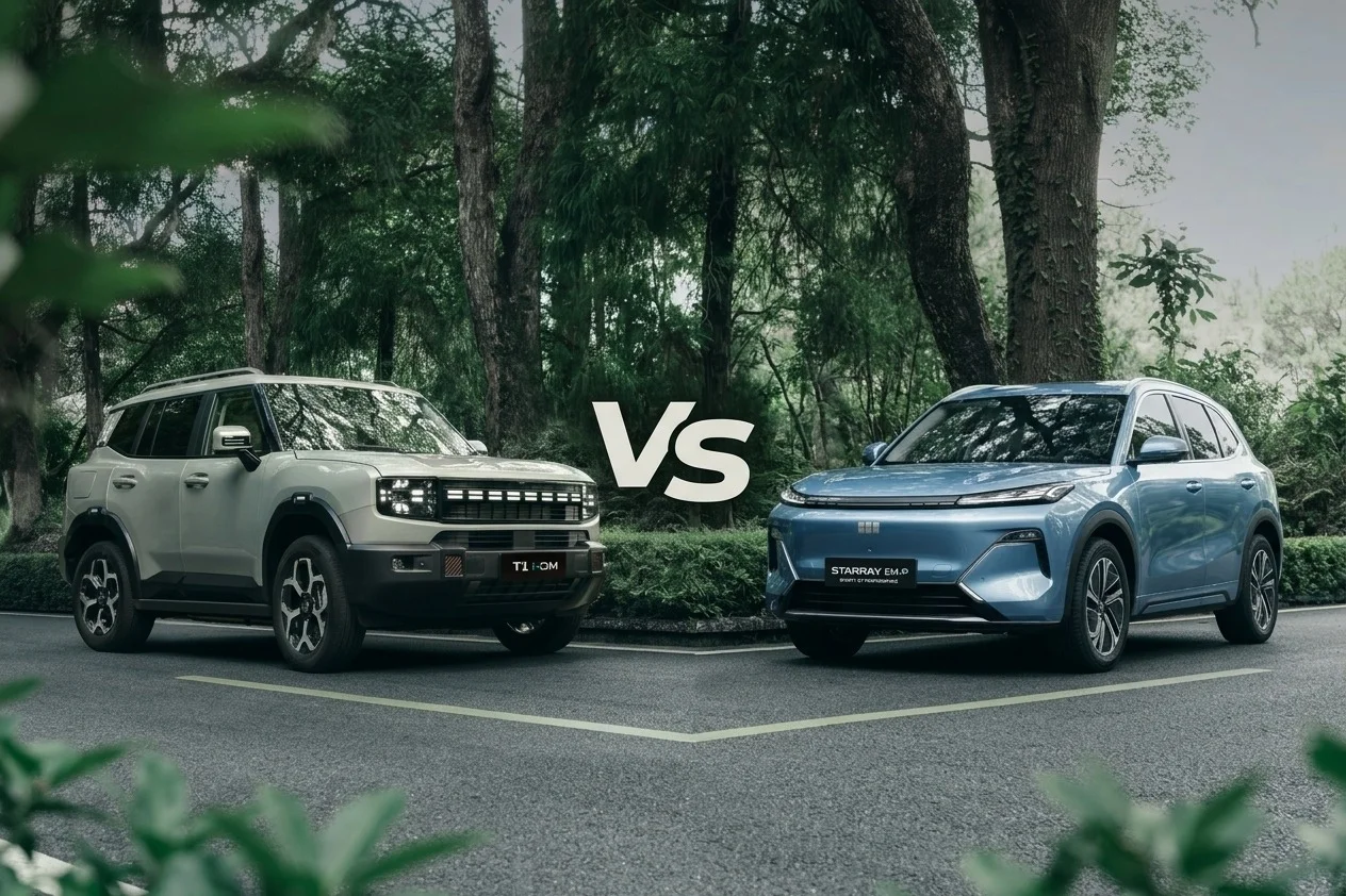 Adu Spek Jetour T1 i-DM vs Geely Starray EM-i, Lebih Pilih Mana?