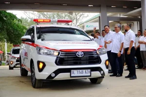 Tiga Kijang Innova Ambulans Toyota Dukung Pemulihan RSUD Muda Sedia Aceh Tamiang