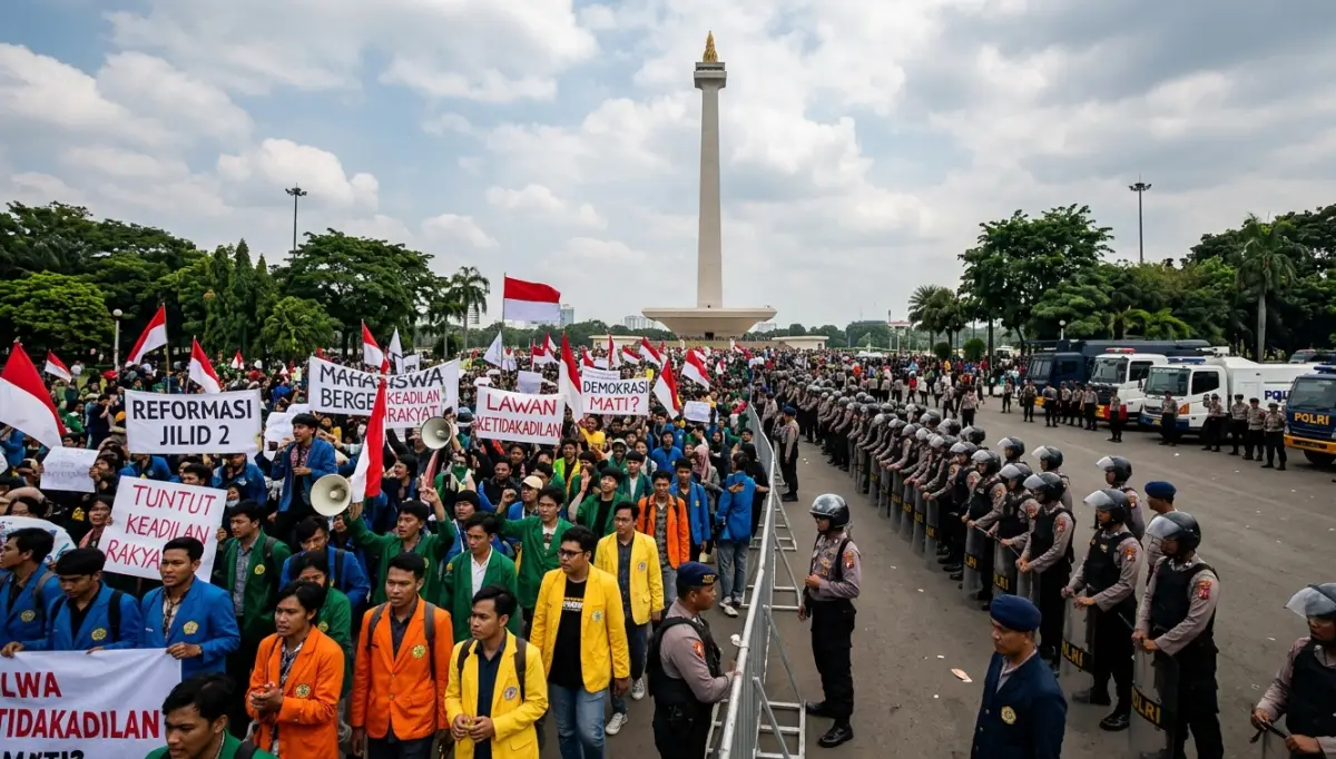Demo BEM Hari Ini di Monas, Cek Jalur Alternatif Sebelum Berangkat