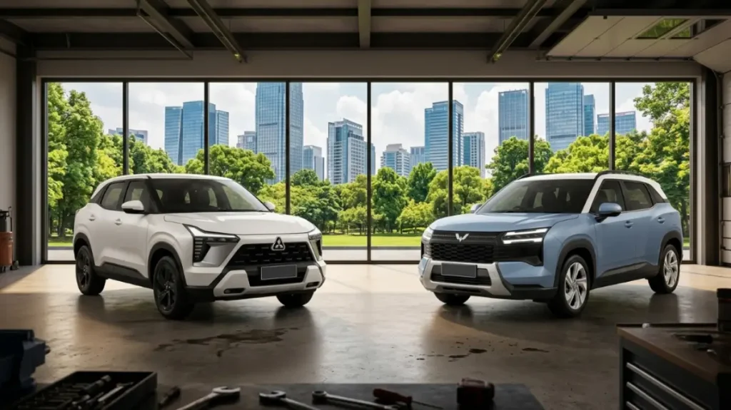 mitsubishi destinator vs wuling eksion phev - Moladin