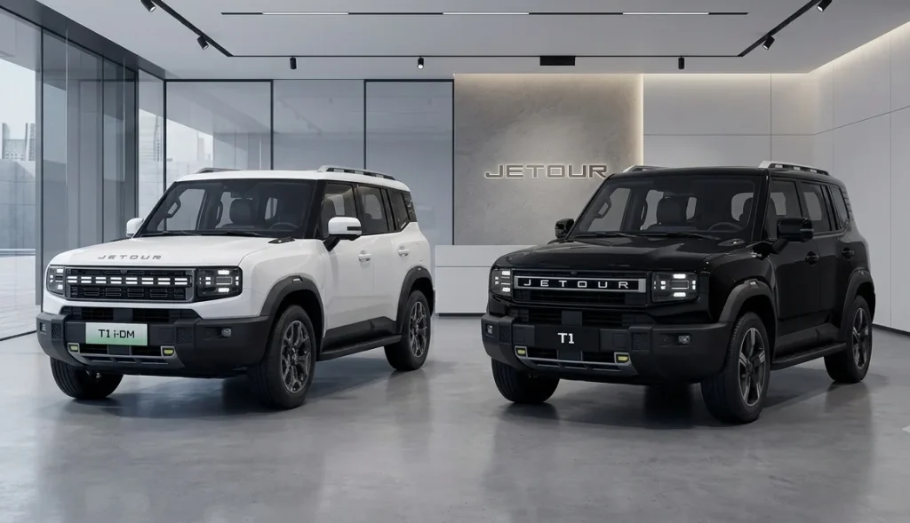 perbedaan JETOUR T1 PHEV dan ICE - Moladin