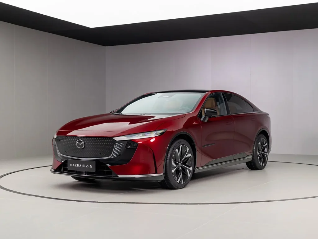 Spesifikasi Mazda EZ-6 Terungkap, Mobil Listrik Pertama Mazda yang Siap Meluncur di GIIAS 2026! sedan listrik mazda ez-6 - Moladin