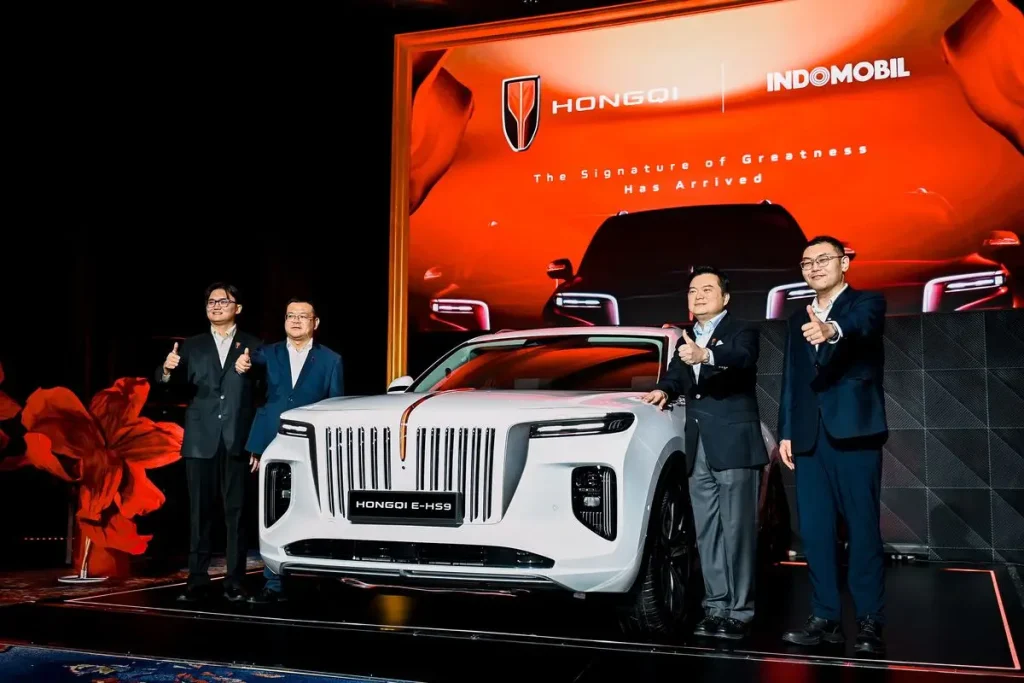 Hongqi Resmi Debut di Indonesia, Langsung Bawa SUV Listrik Mewah E-HS9 hongqi e hs9