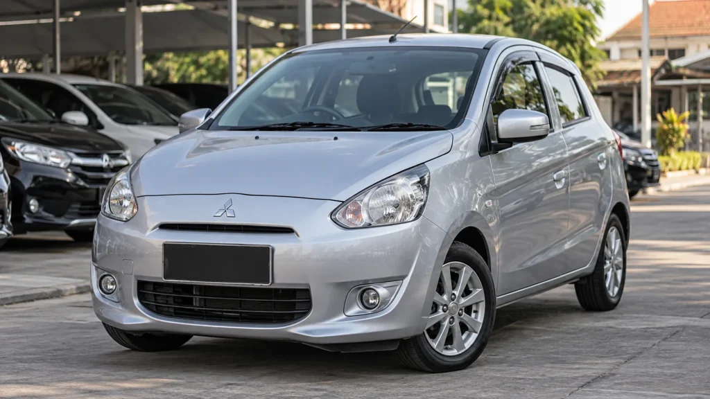 7 Mobil Matic Bandel Murah yang Irit Buat Dipakai Harian, Mulai Rp70 Jutaan! Mitsubishi Mirage 2012-2016 mobil matic bandel - Moladin