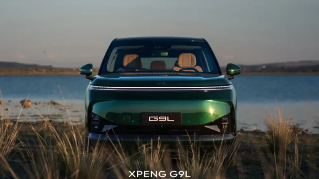 Xpeng G9L Resmi Terungkap, Punya Rear-Wheel Steering dan Jarak Tempuh 755 Km xpeng g9l green 7 800x450 1