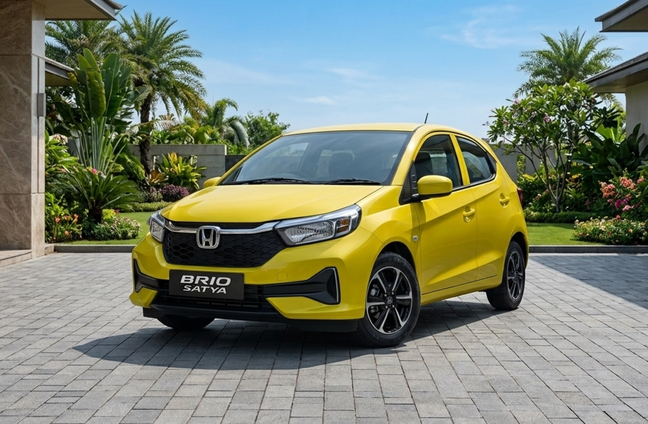 Honda Brio Satya E CVT 2023 Bekas Harganya Semurah Ini, LCGC Irit untuk Harian!