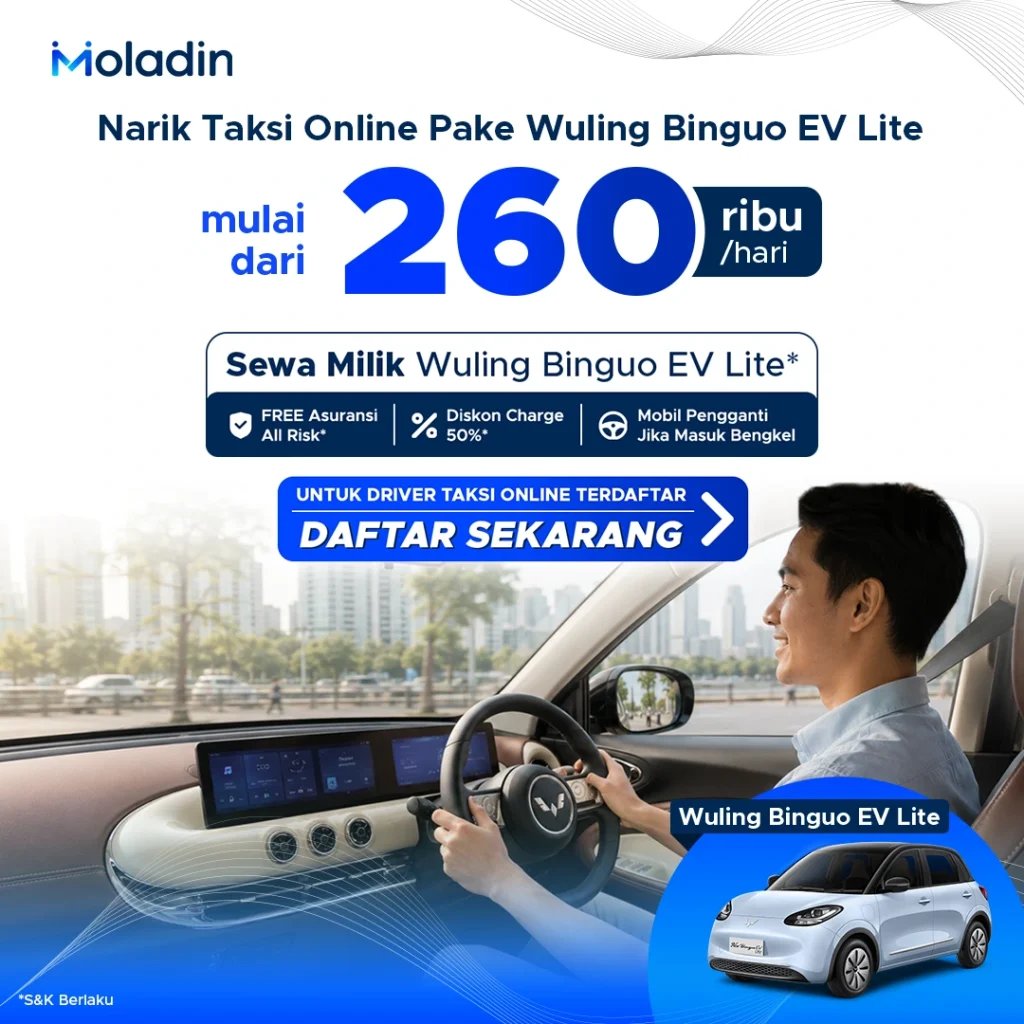 Sewa Milik Wuling BinguoEV