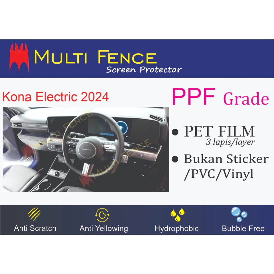Anti Gores Head Unit Hyundai Kona Electric