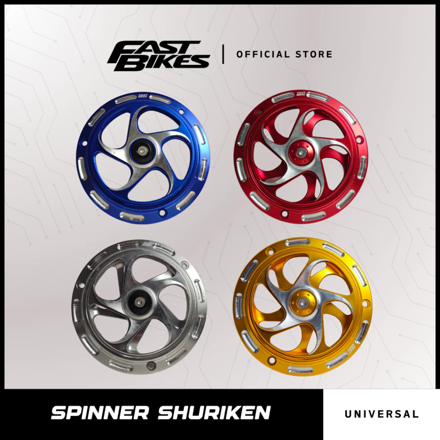 Cover Spinner Kipas Model Shuriken CNC Vespa Sprint Primavera