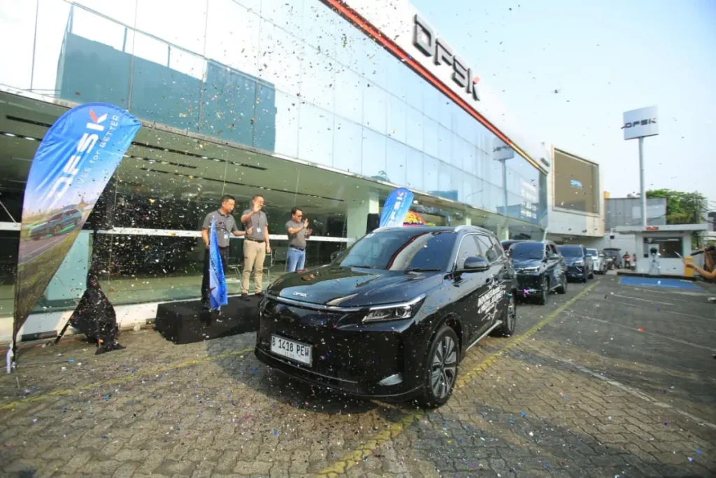 DFSK E5 Plus Diuji Jakarta-Bali, Buktikan Teknologi PHEV hingga Fitur V2L dfsk jkt bali