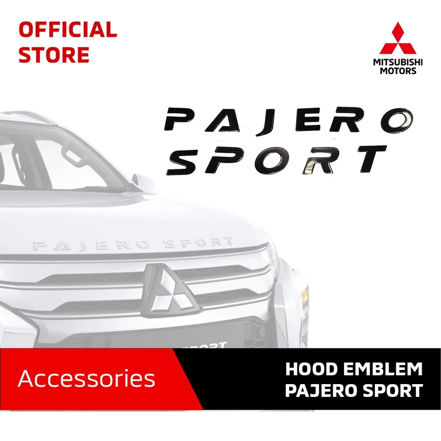 Hood Emblem Kap Mesin Pajero Sport Original