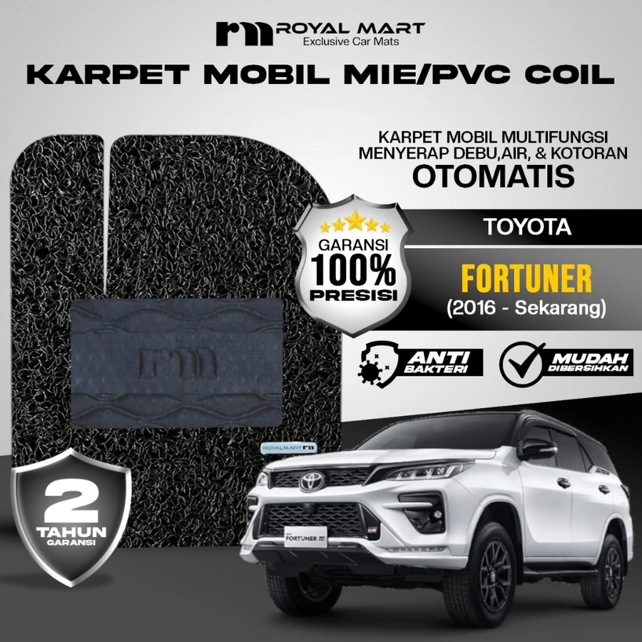 Karpet Mie Premium Royal Mart Toyota Fortuner 2016 - Sekarang
