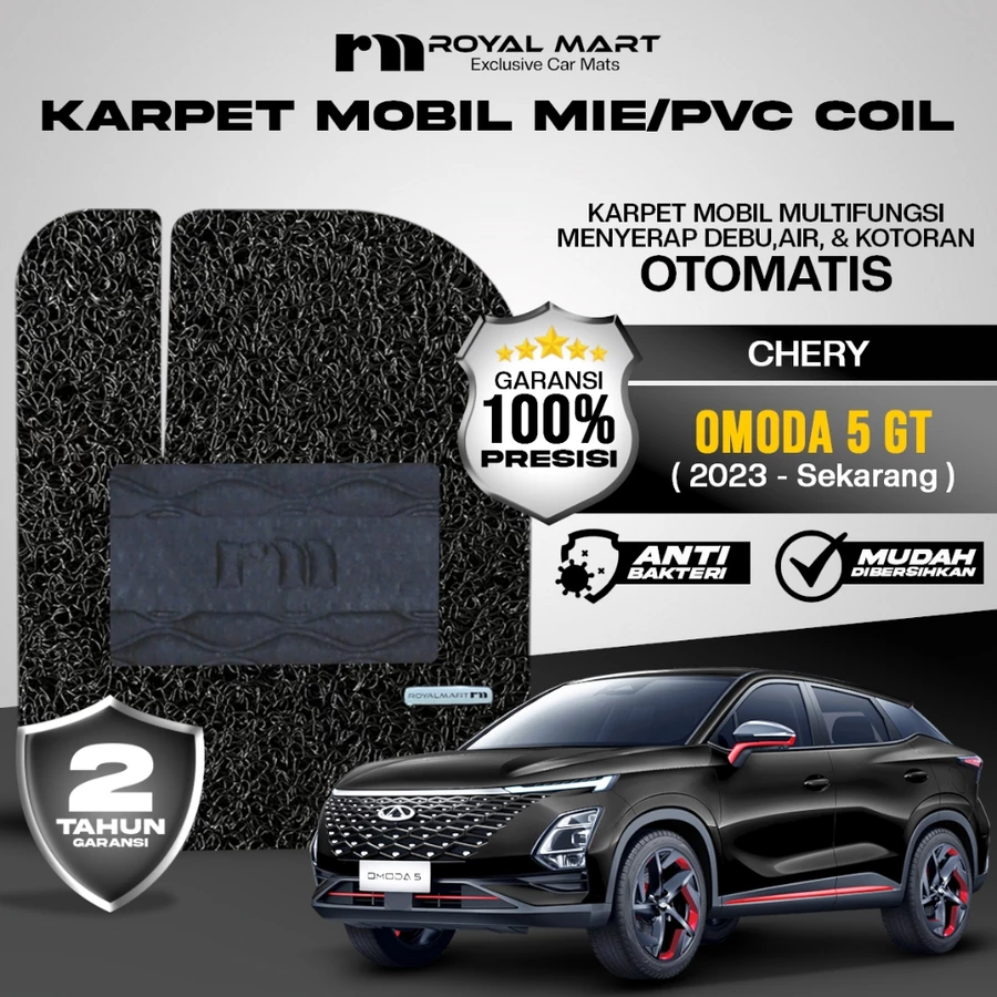 Karpet Mobil Mie Premium Chery Omoda 5 Gt 2023-Sekarang Full Set Bergaransi