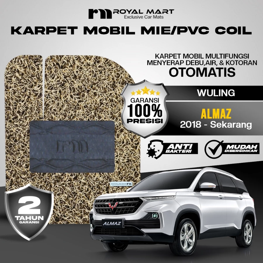 Karpet Mobil Mie Premium Wuling Almaz 2018-Sekarang Full Set Bergaransi