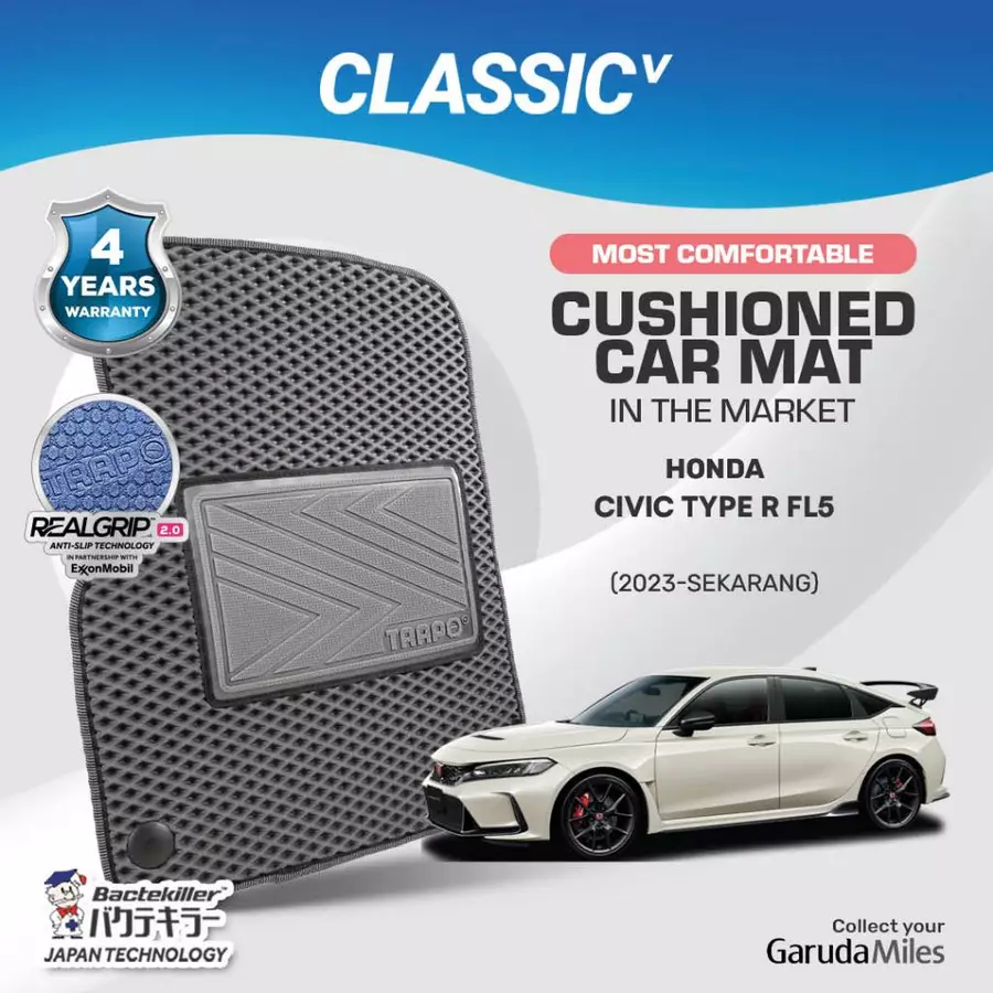 Karpet Mobil Trapo Classic V Honda Civic Type R FL5 (2023-Sekarang)