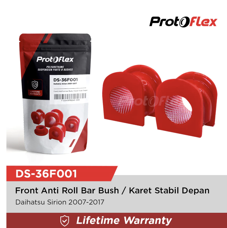 Protoflex Karet Stabil Depan Daihatsu Sirion 07-17
