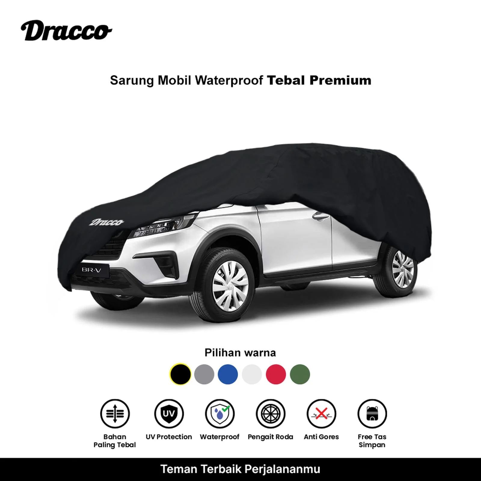 Sarung Mobil Honda BR-V 5 Layer Premium Waterproof Tebal Anti UV