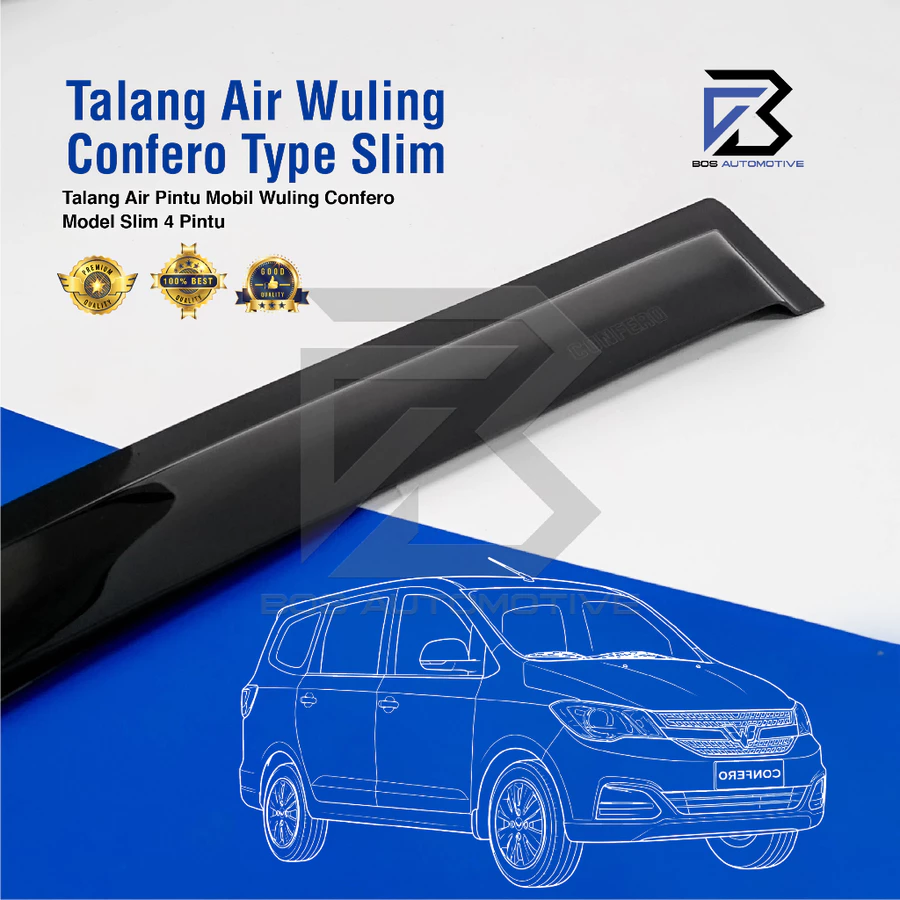 Talang Air Pintu Mobil Wuling Confero Model Slim