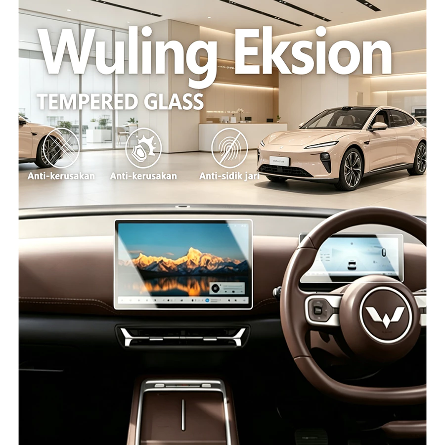 Tempered Glass Headunit dan Speedometer Wuling Eksion