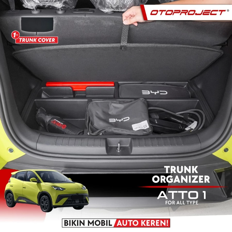 Trunk Organizer/Sekat Bagasi Belakang BYD Atto 1